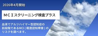 MCIスクリーニング検査プラス